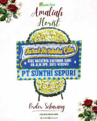 Papan Bunga Duka di Botoputih